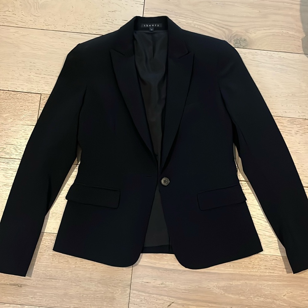 Theory Black Blazer